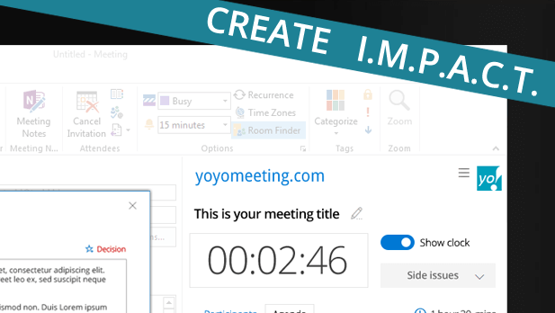 impact for successful meetings