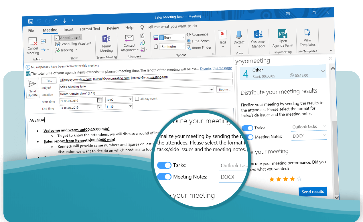 meeting assign tasks