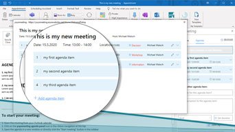 agenda management